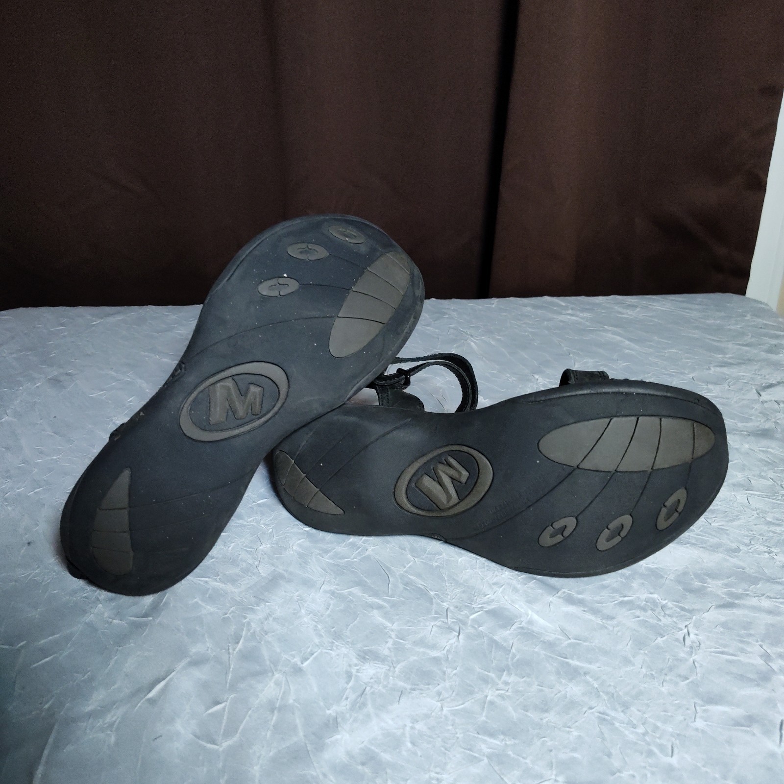 Merrell Dahlia Sandals Women’s Size 9 Black Gorpcore Outdoor Hiking Trail Goth
