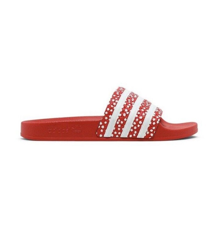 Adidas Adilette Polka Dot Red Women’s Slides Sandals FX5921 PICK SIZE