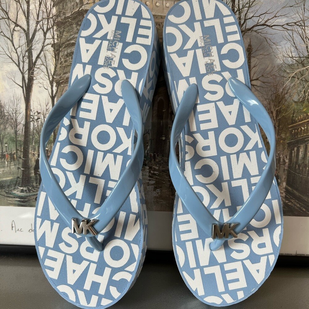 Michael Kors Platform Flip Flops