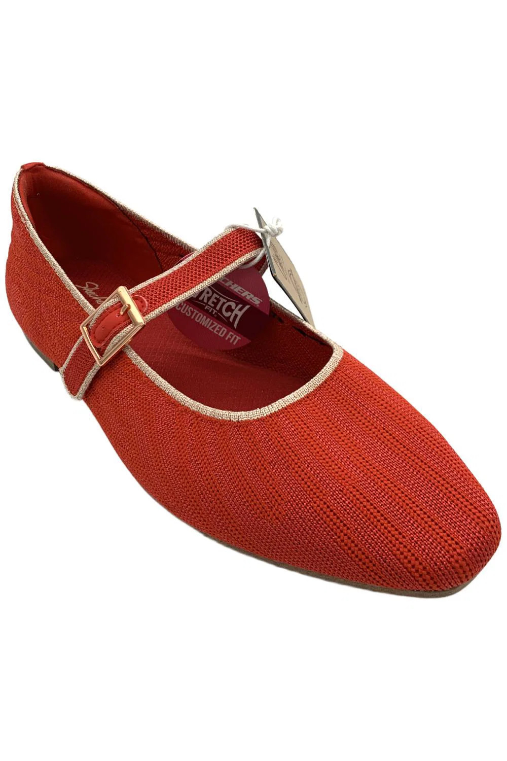 Skechers Cleo Women’s Snip Glamorous Mary Jane Flats Red