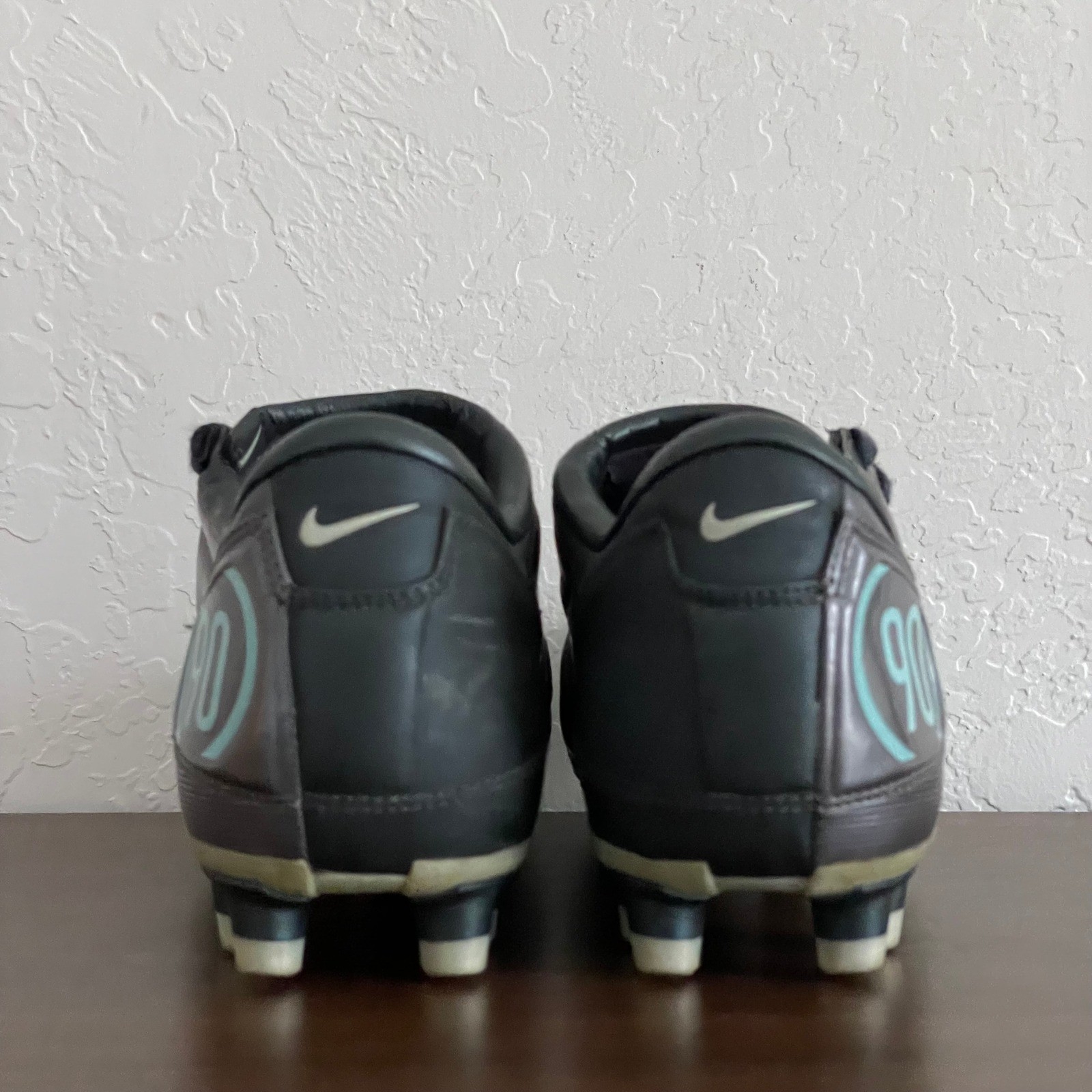 Nike Total 90 III FG Womens 8.5 Plum Grey Vintage Soccer Cleats Rare Y2K