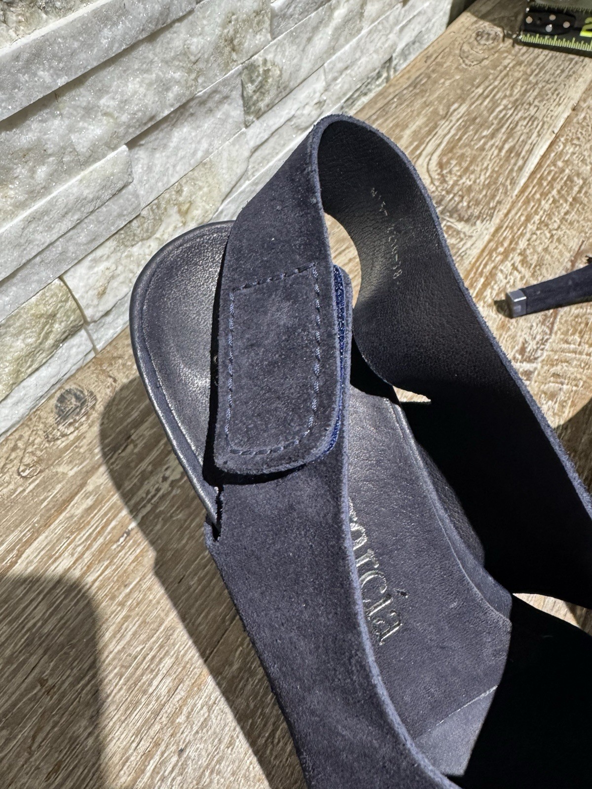 Pedro Garcia Blue Heels EUC 38.5 US 8.5 Shoes
