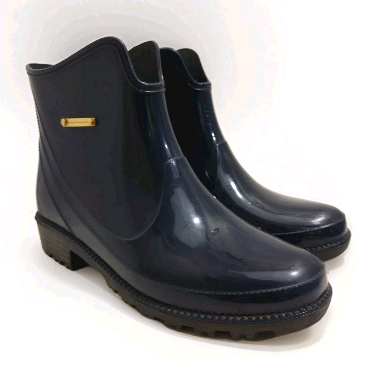 DAY Birger et Mikkelsen Womens Dark Blue Outdoor Modern Rain Boots Ankle EU 38/L