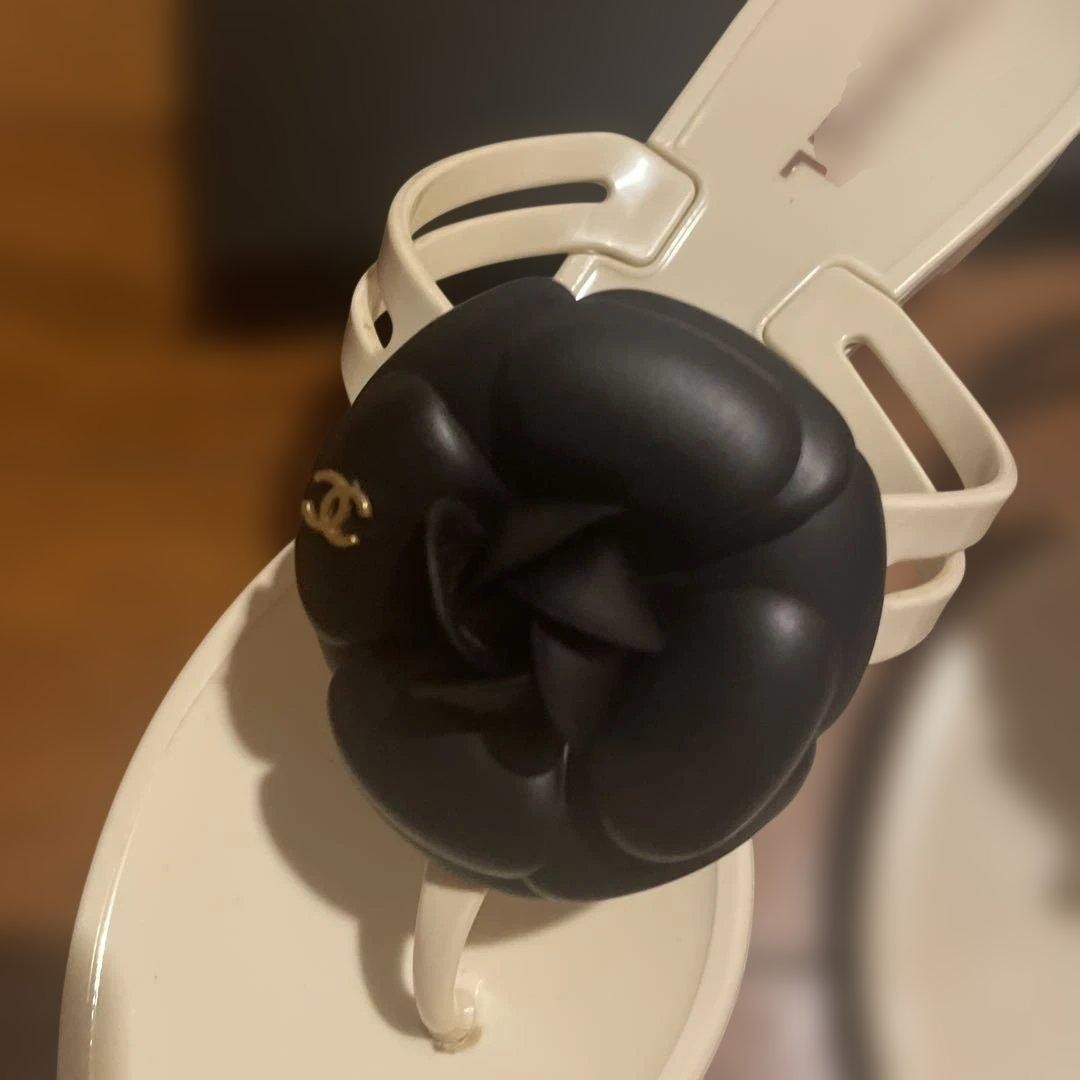 CHANEL Beach Sandals Size 38 23.5cm Excellent Condition with Box