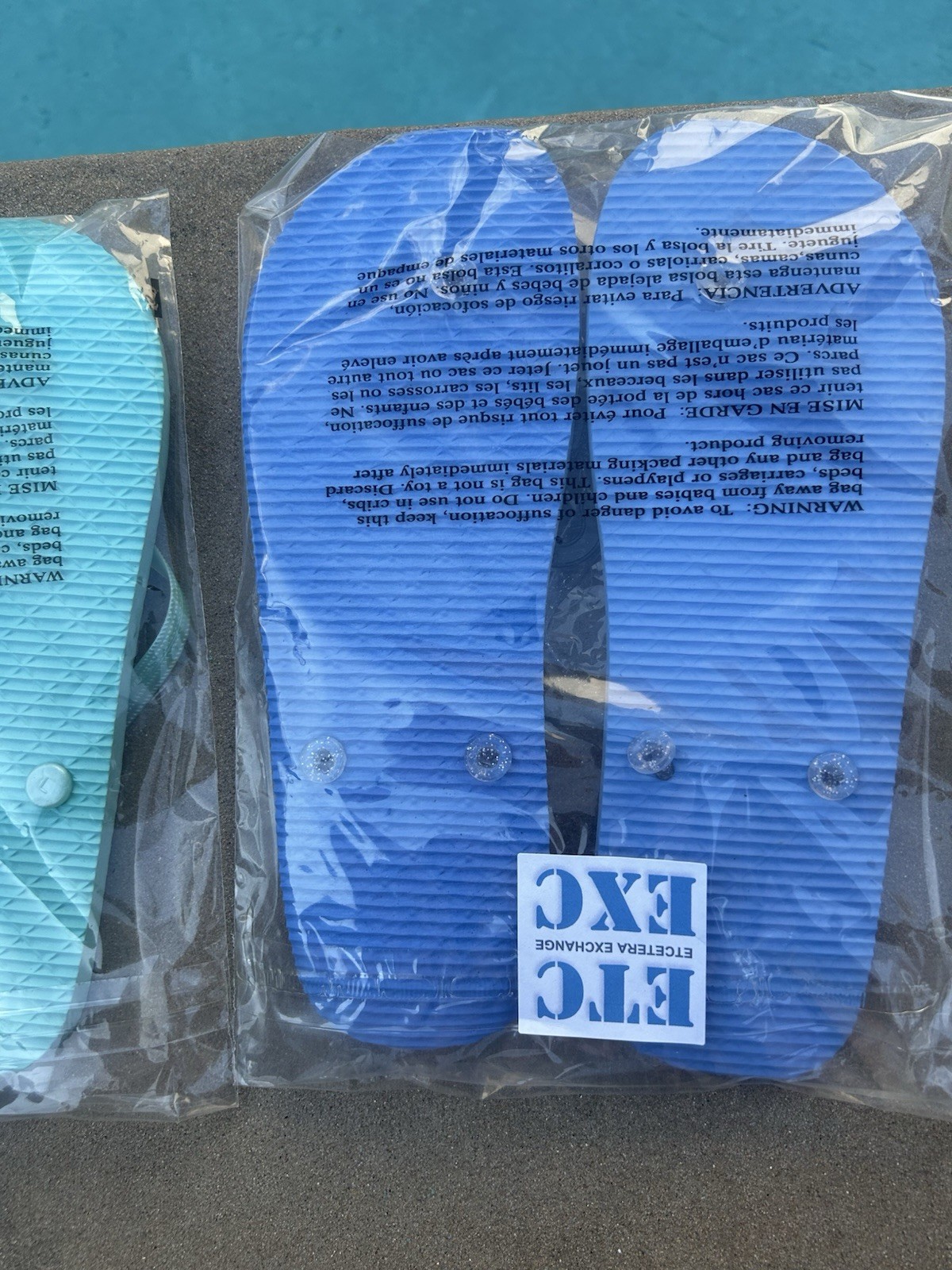 4 Pair Juncture Women’s Flip Flops L 9/10 Beach Summer NWT Tropical Lot