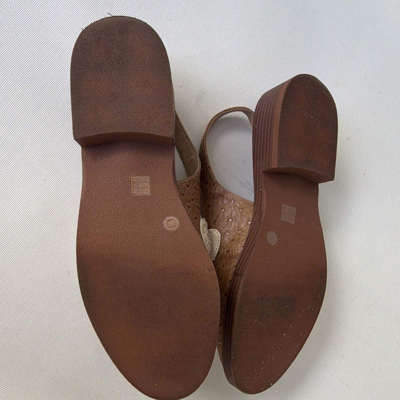 Chinese Laundry Women’s Loafer Slingback Colorblock White/Brown Slip-On US 10
