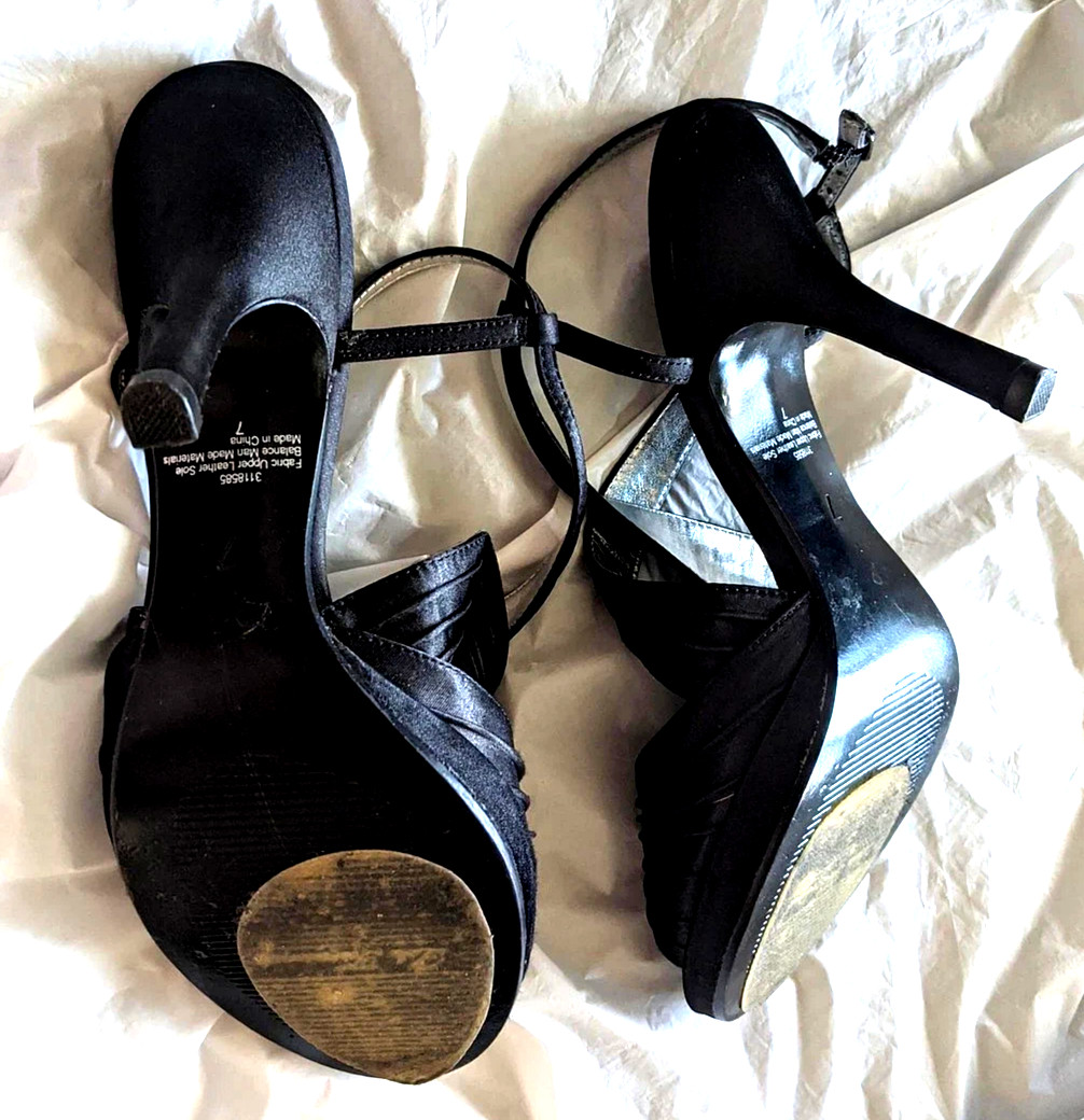 👠Lulu Townsend Shoes👡Womens Size 7 Strappy💃Heels Dress Sandals Elegant,Formal