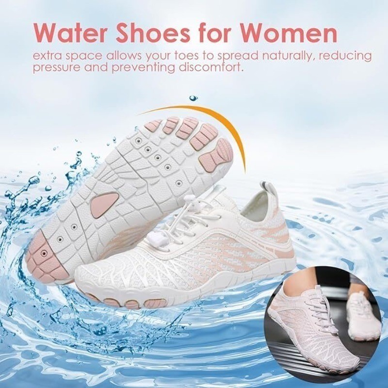 Hiking Barefoot Shoes for Womens&Non-Slip Footwear Athletic Wide Toe Water Shoes