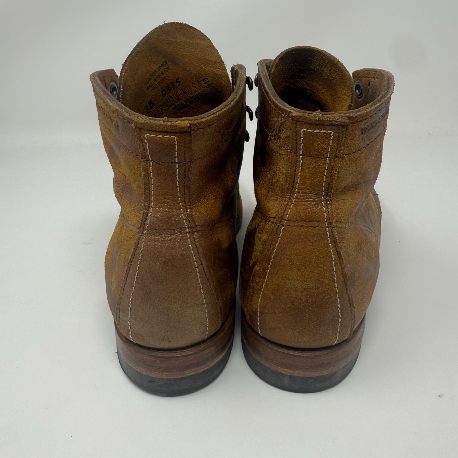 Wolverine Boots Womens Size 7 Leather 1000 Mile Lace Up Combat Boots Made USA