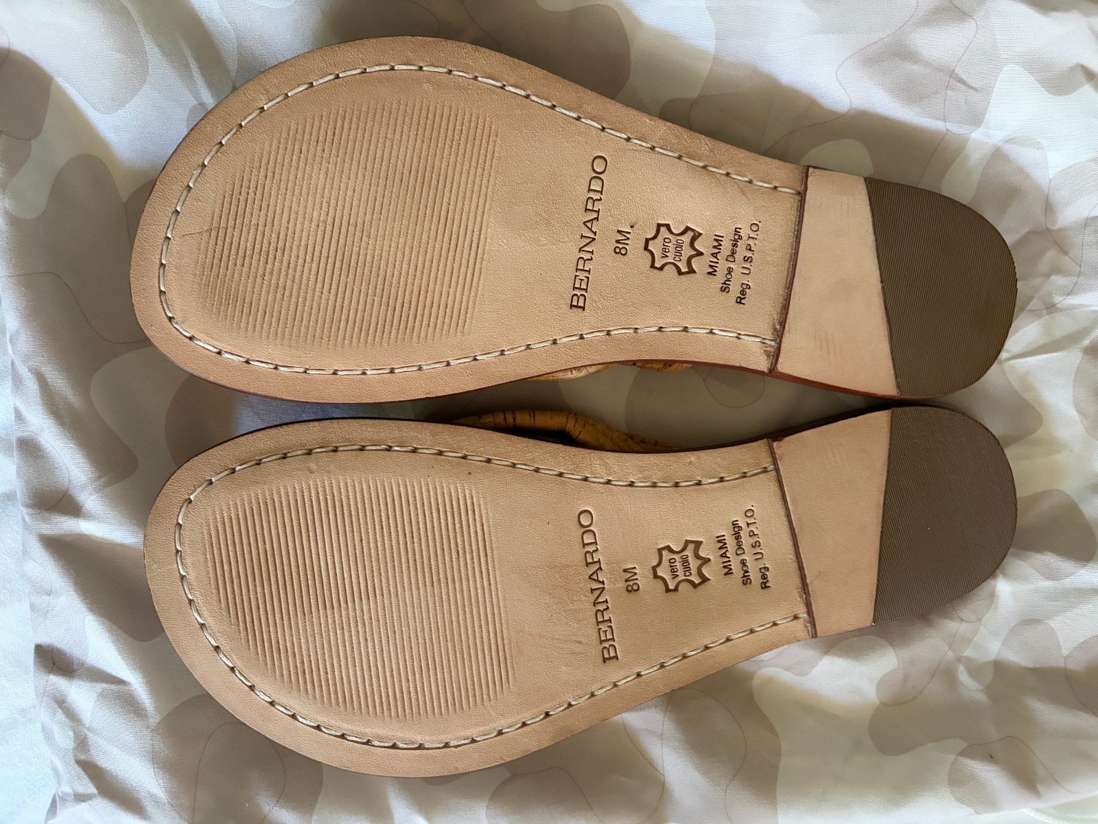 Bernardo Miami Cork Sandal US 8 NWOT