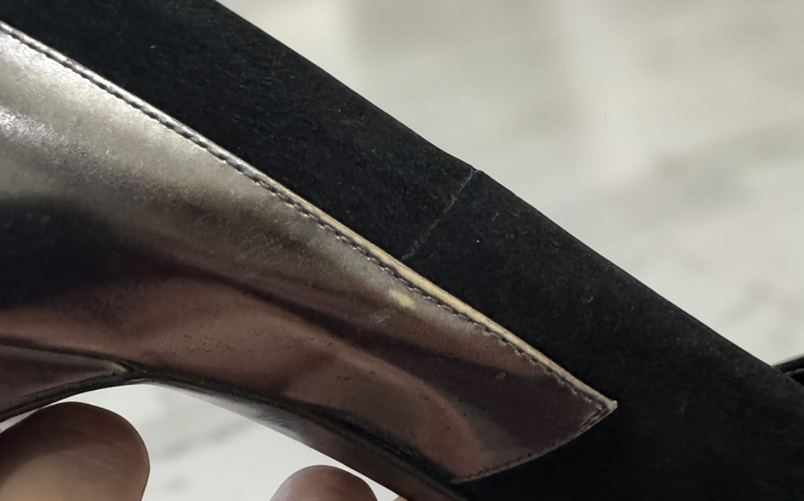 Pierre Hardy Women’s Black Silver Stiletto Pointed Toe Pumps Leather size 41