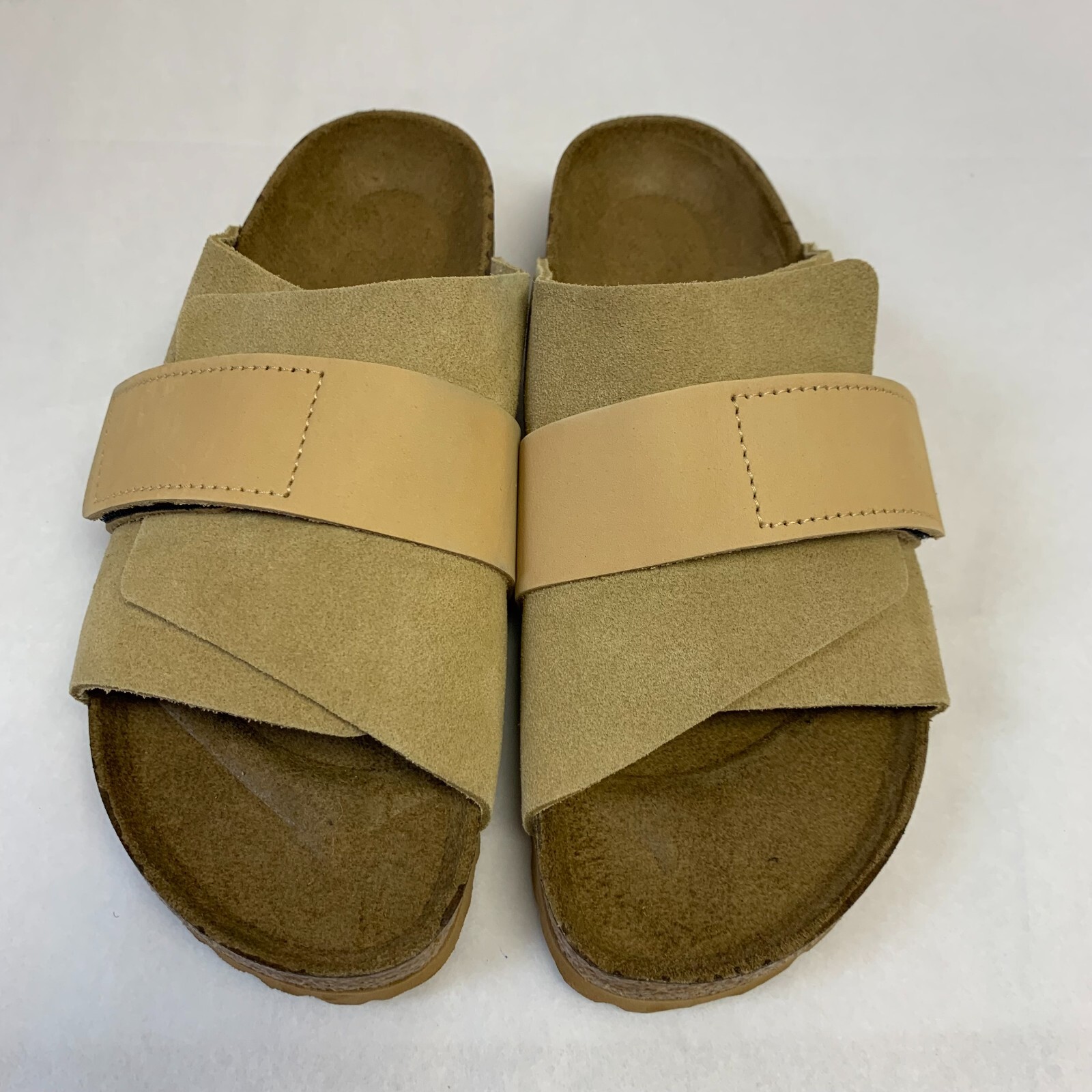 Birkenstock New w/ Box Kyoto Sand Nubuck/Suede Leather Narrow Width Select Size