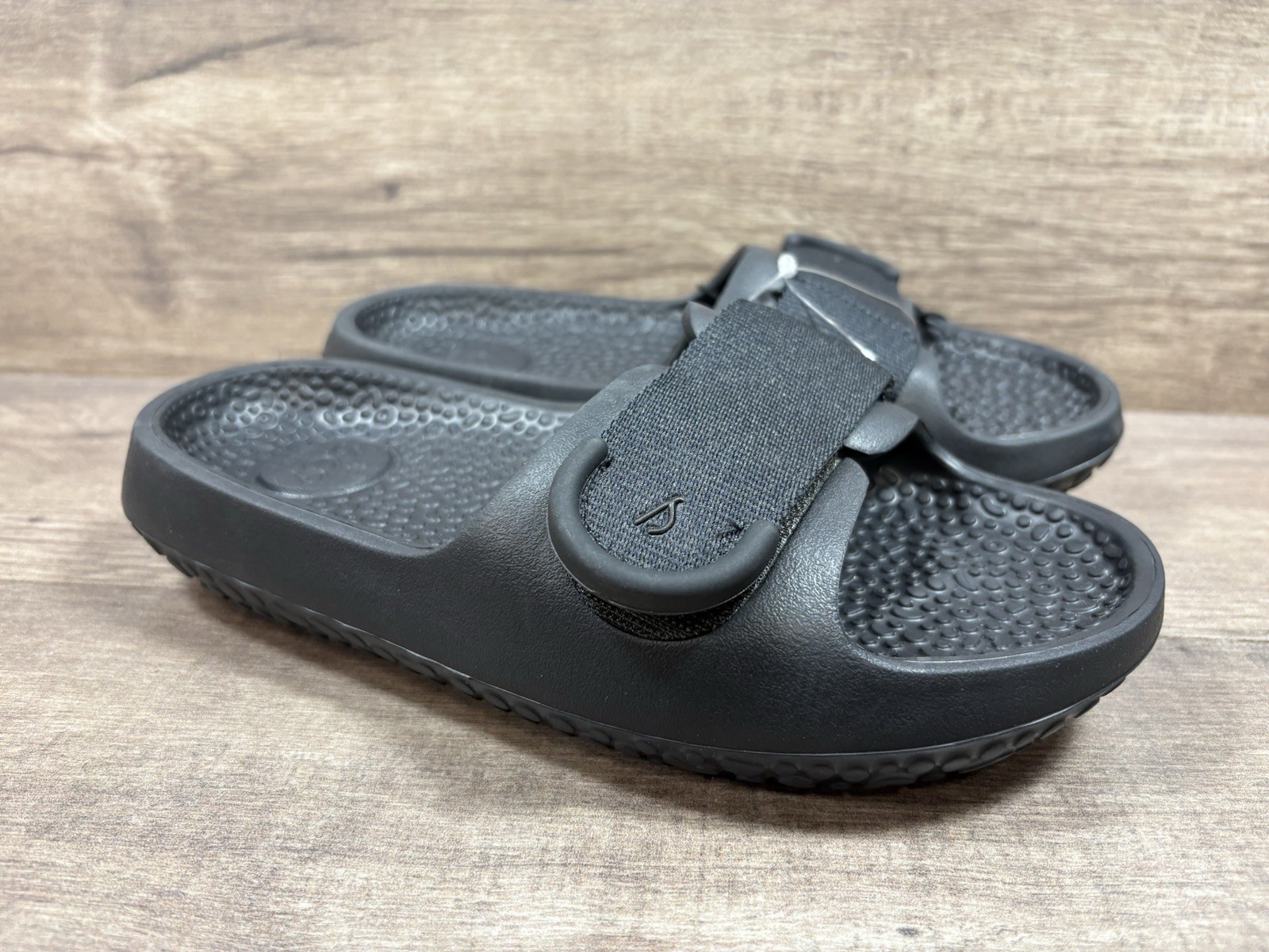 Allbirds Unisex Sugar Sliders Slide Sandals Black Eco Friendly Size W 6 M 4