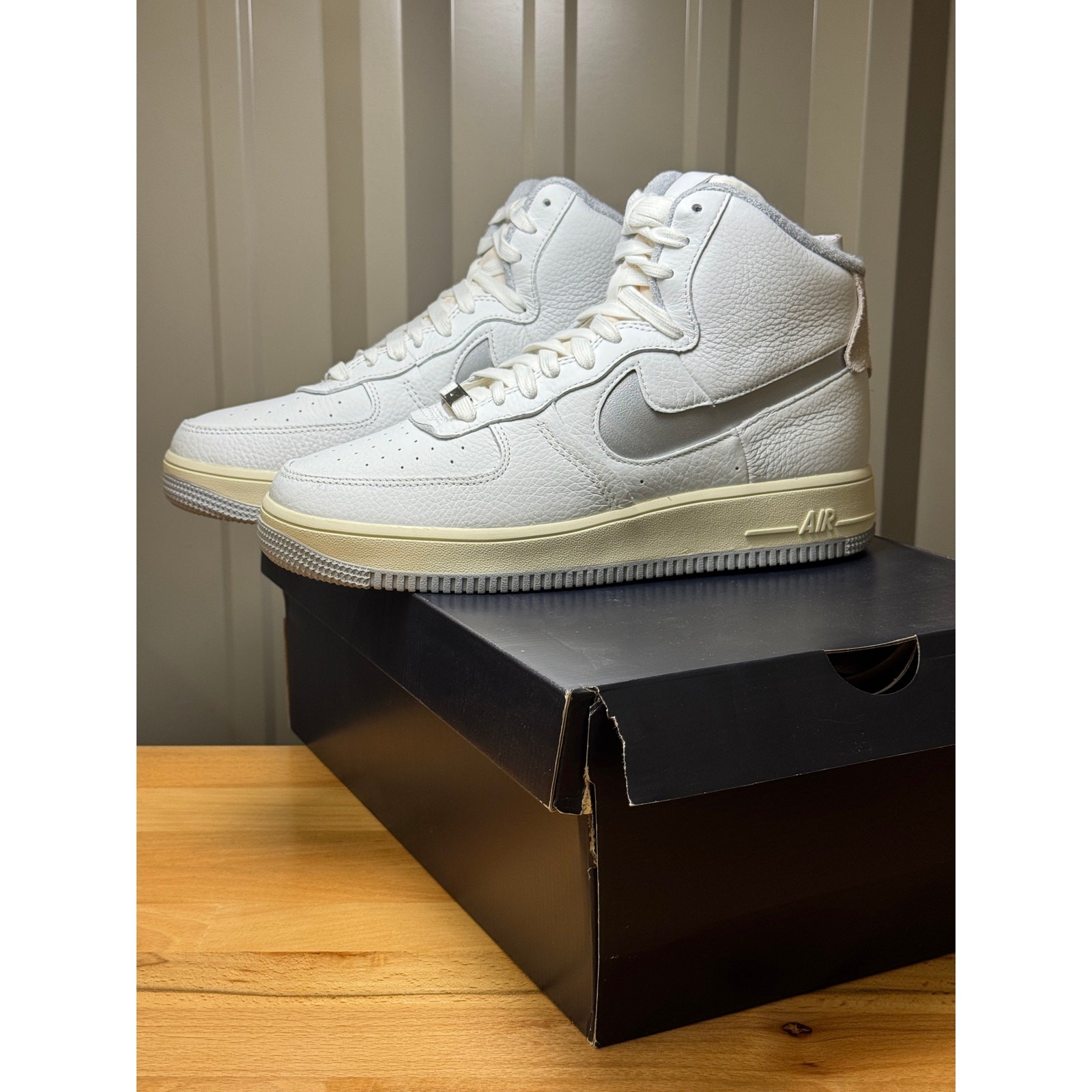 Air Force 1 High Sculpt Summit White/Silver DC3590 101 Size 10 Women New
