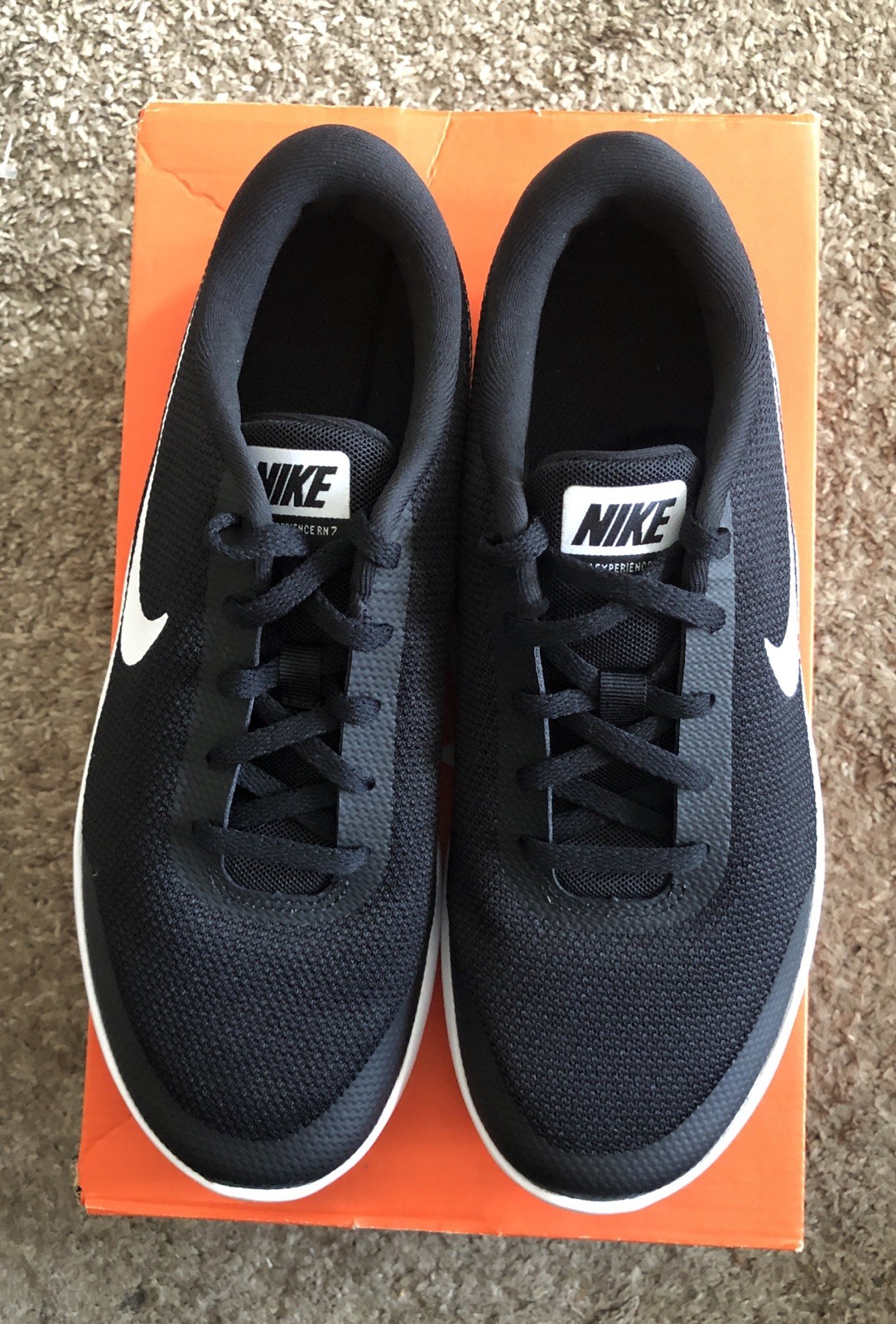 Nike Flex Experience RN 7 Black Athletic Running Shoes Women’s Size 9 Sneakers
