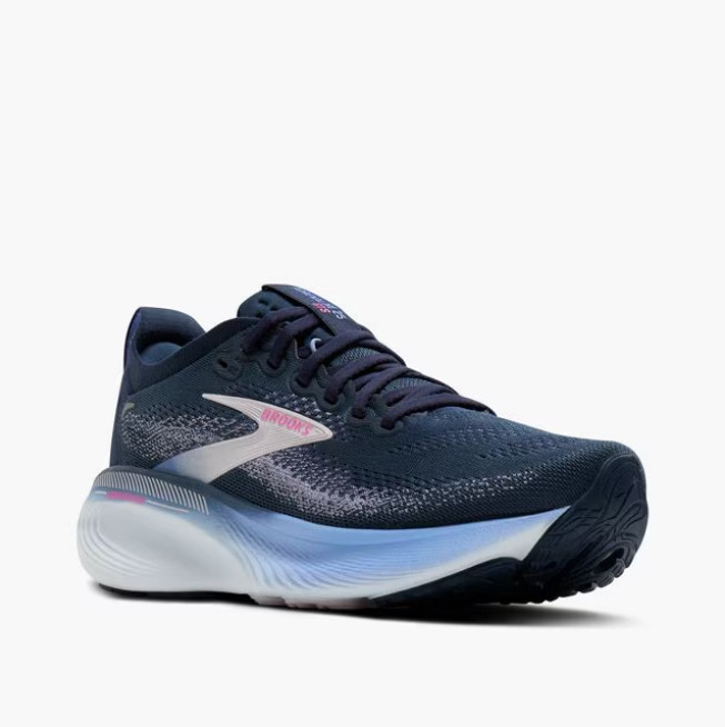 BROOKS Adrenaline GTS 25 Women’s Shoes, 486 – Spellbound/Blazing Bell/Pink (Medi