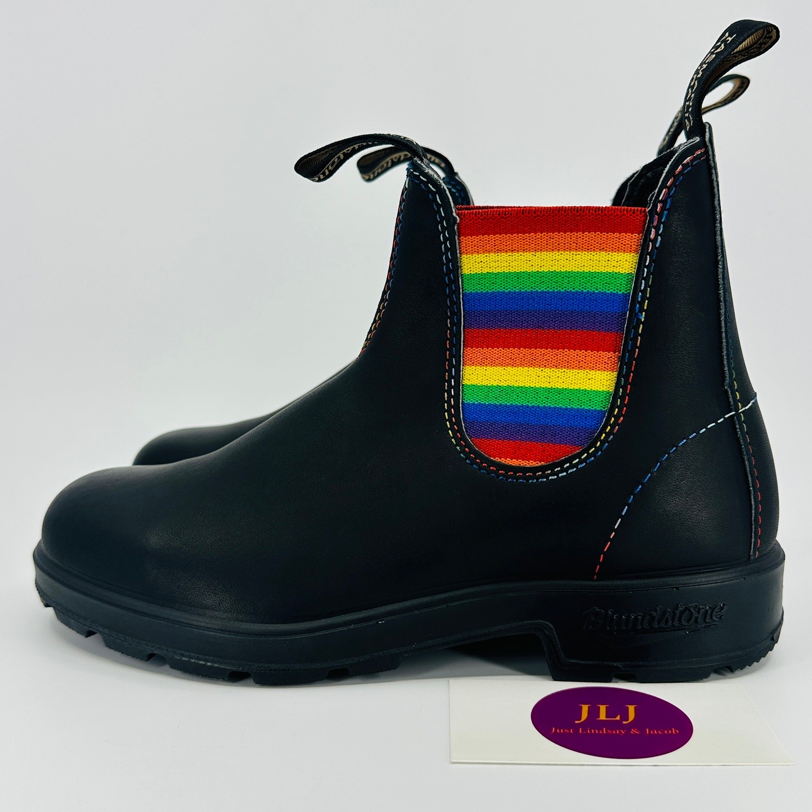 Blundstone 2105 Rainbow Black Leather Chelsea Boots Size 4.5 UK/ 7.5 US Women’s