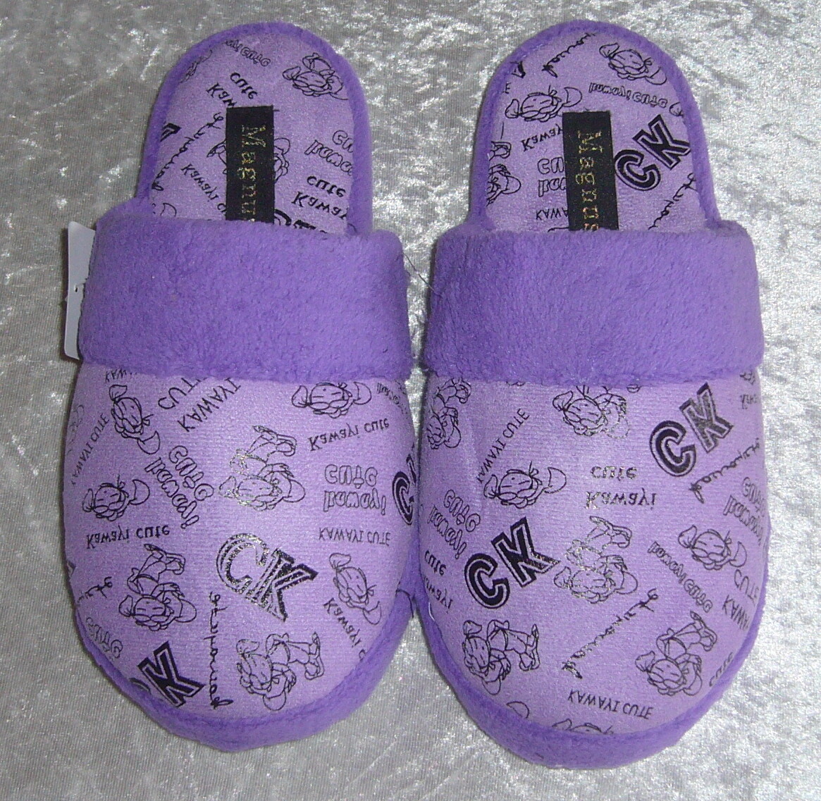 Hausschuhe Hüttenschuhe Pantoffeln Schuhe Slipper Graffiti 36 37 38 39 40 41 NEU