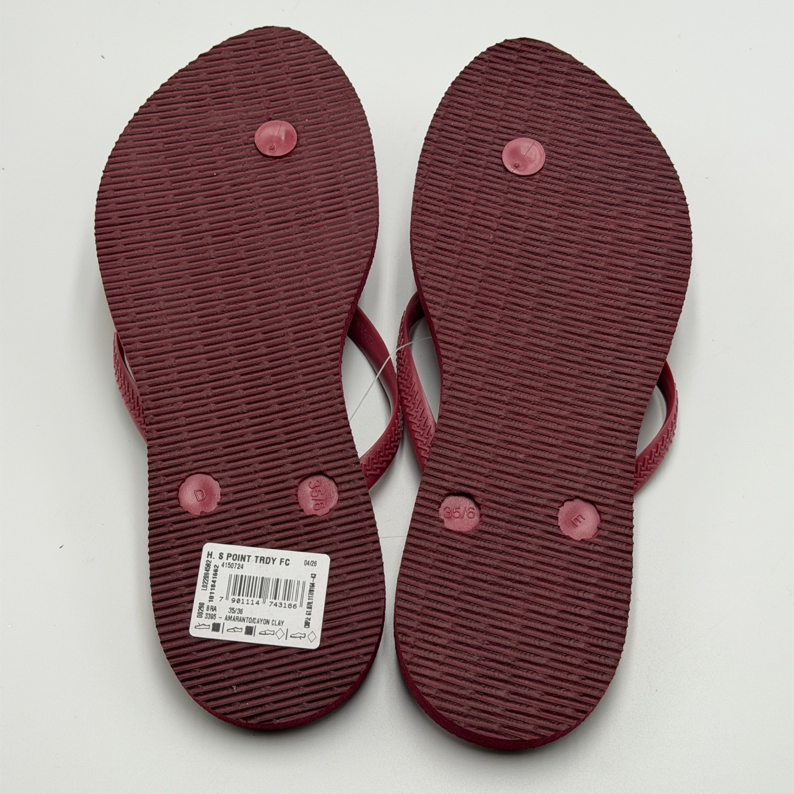 SLPR0095 | W’s 6 | Havaianas Slim POINT – Stiletto Flat flip flops / sandals