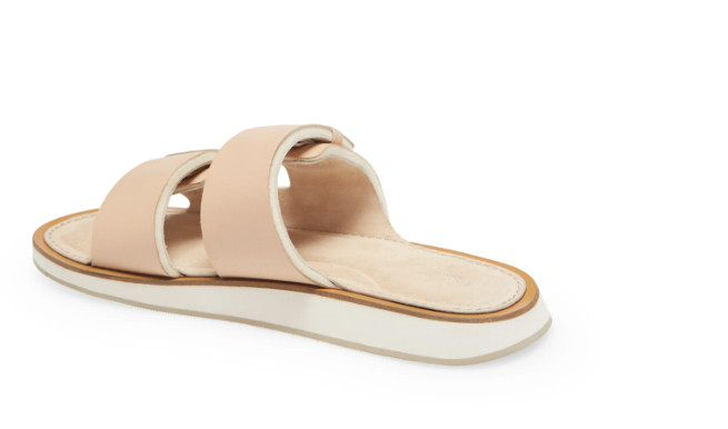 rag & bone Women’s 6 (EU 36) Parker Leather Slide in Stone Beige – $250