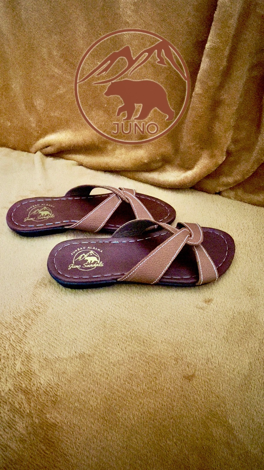 Women’s Sandals Slide Leather Handmade Stitched ( YAKOBI )