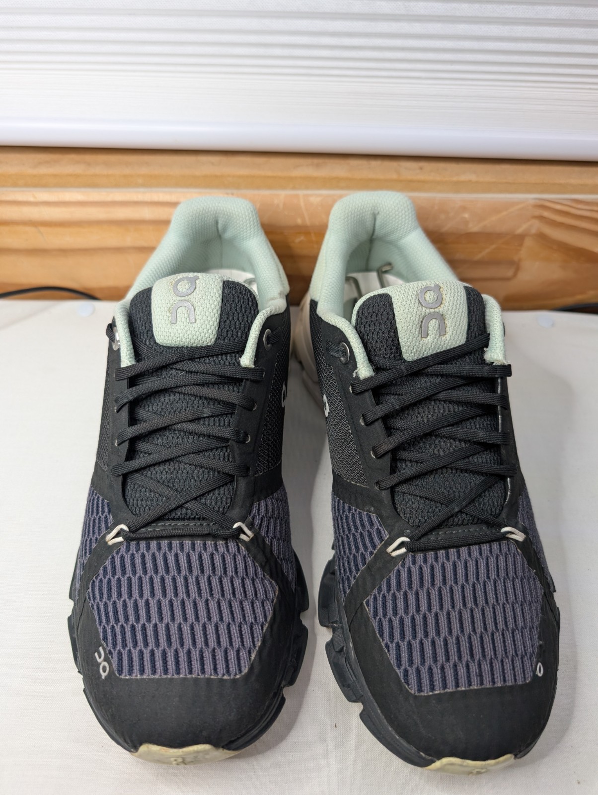 Women’s On Cloud Running Cloudflyer Stability Shoes Size US 6.5 Black Green