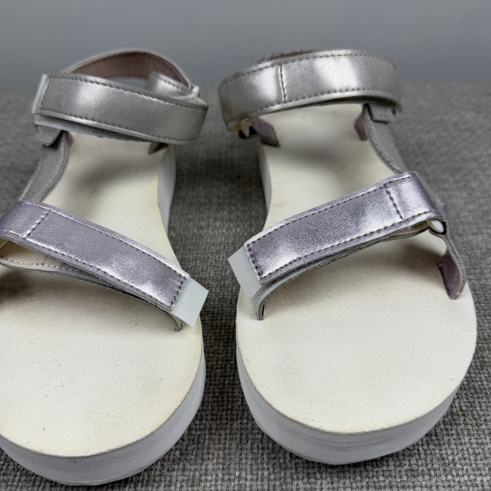 Women’s Teva Midform Universal Shimmer Sandal White Metallic Pearl Multi Size 7
