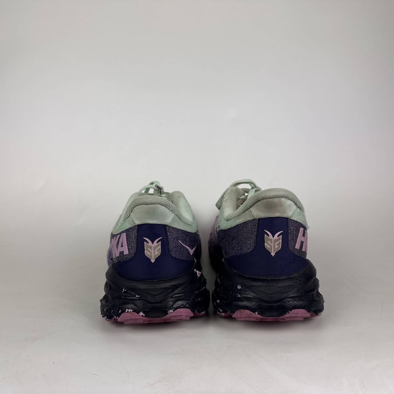 Hoka Speedgoat 5 Sunken Blue/Evening Primrose Womens US Size 11B