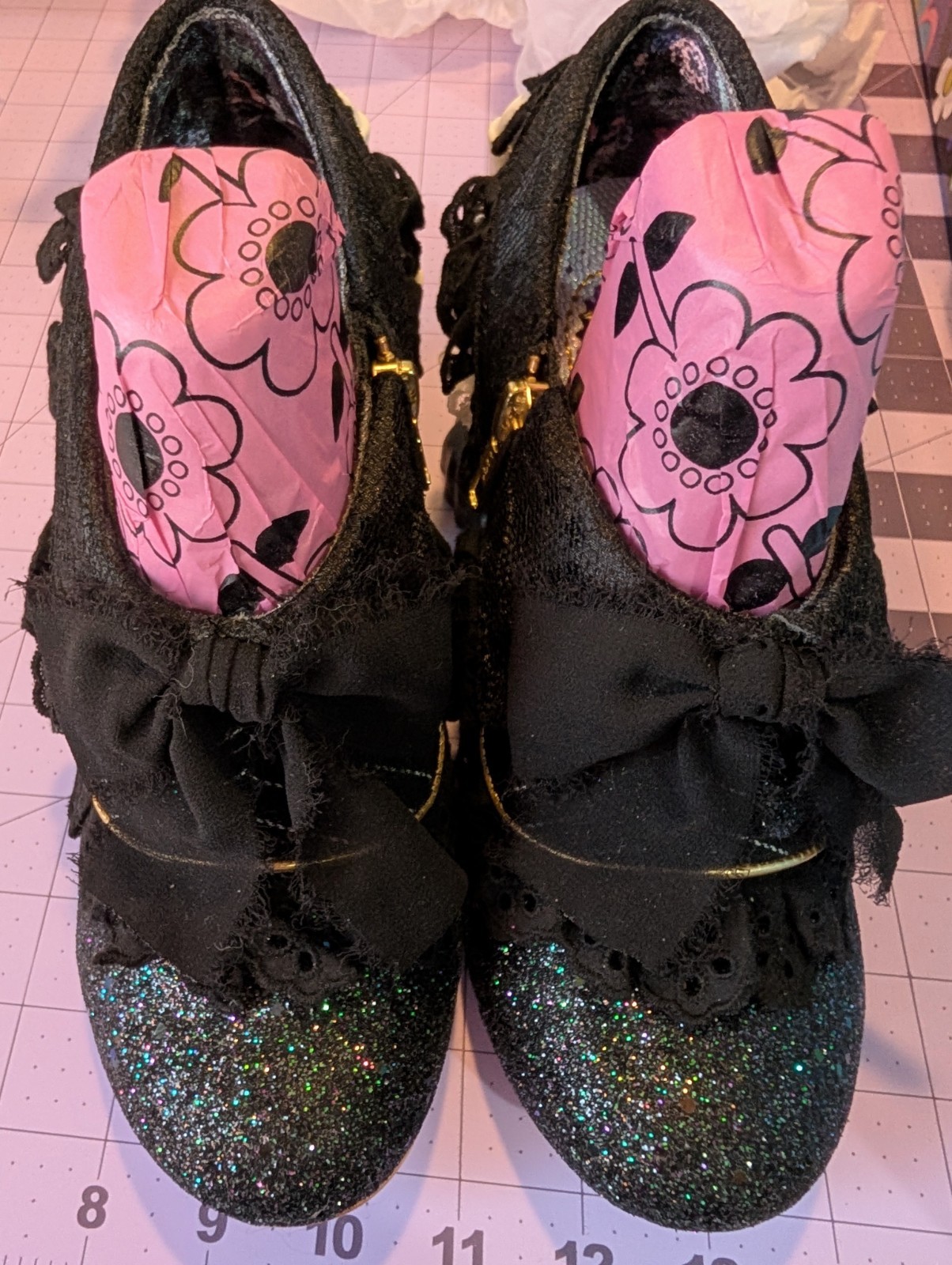 Irregular Choice Creepy Curiosity Skeleton Concept Heels Shoes Women’s 37 6.5 7