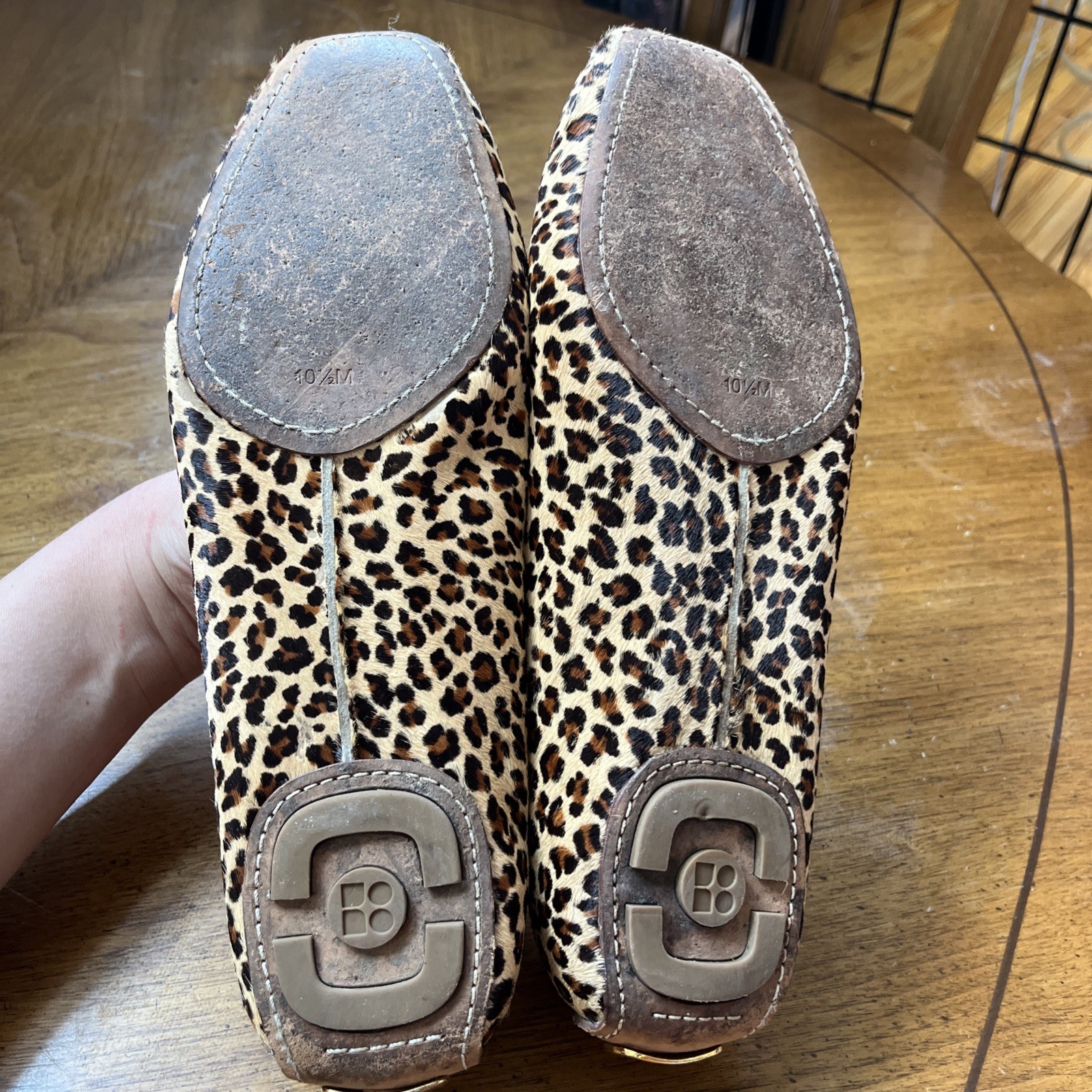 Kate Spade New York Women’s Calf Hair Animal Print Flats Size 10.5