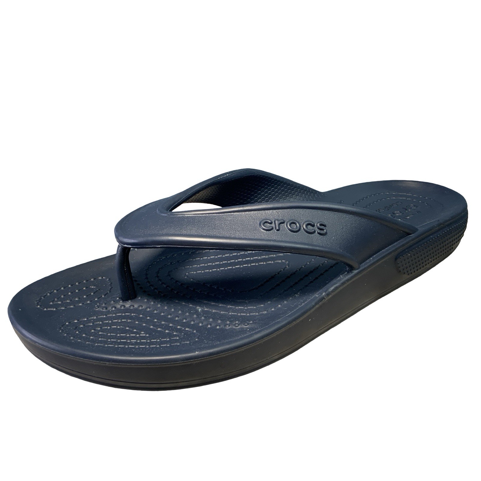 Crocs Iconic Size 9 Comfort Blue Flip Flops Women’s