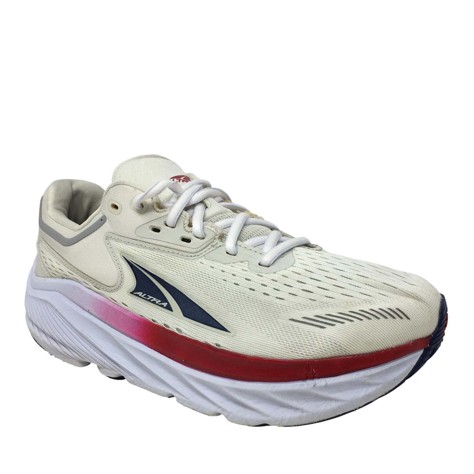 Altra VIA Olympus Running Shoes Sneakers Womens Size 8.5 Off White Red Pink