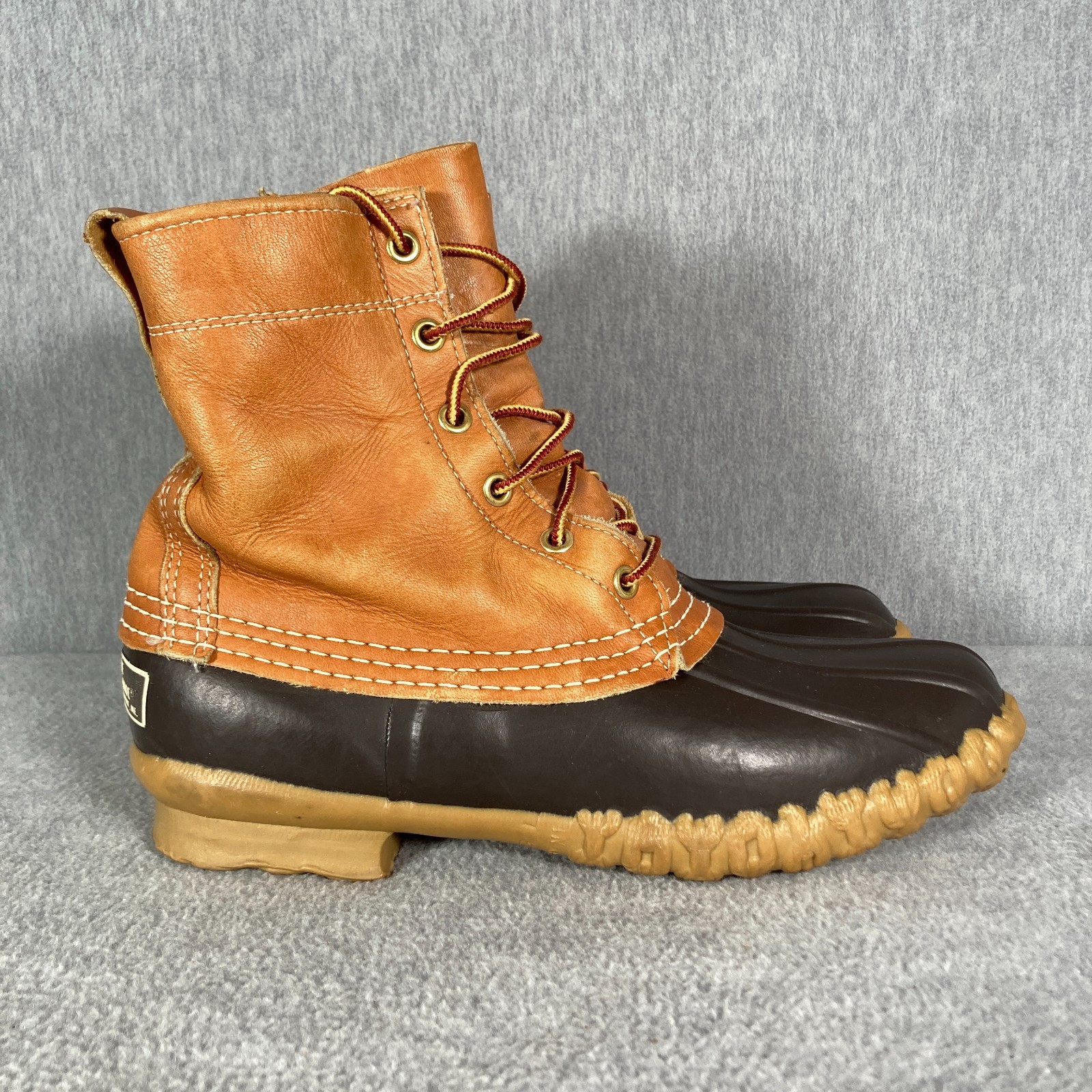 VTG LL BEAN Maine Hunting Shoe Boots Womens 6 N Tan Brown Bean Boots Waterproof