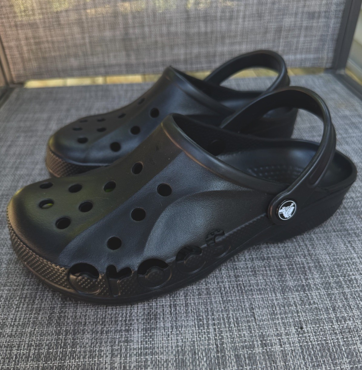Crocs Baya Clogs Black W 8 / M 6 NWT Lightweight Comfort Waterproof Shoes