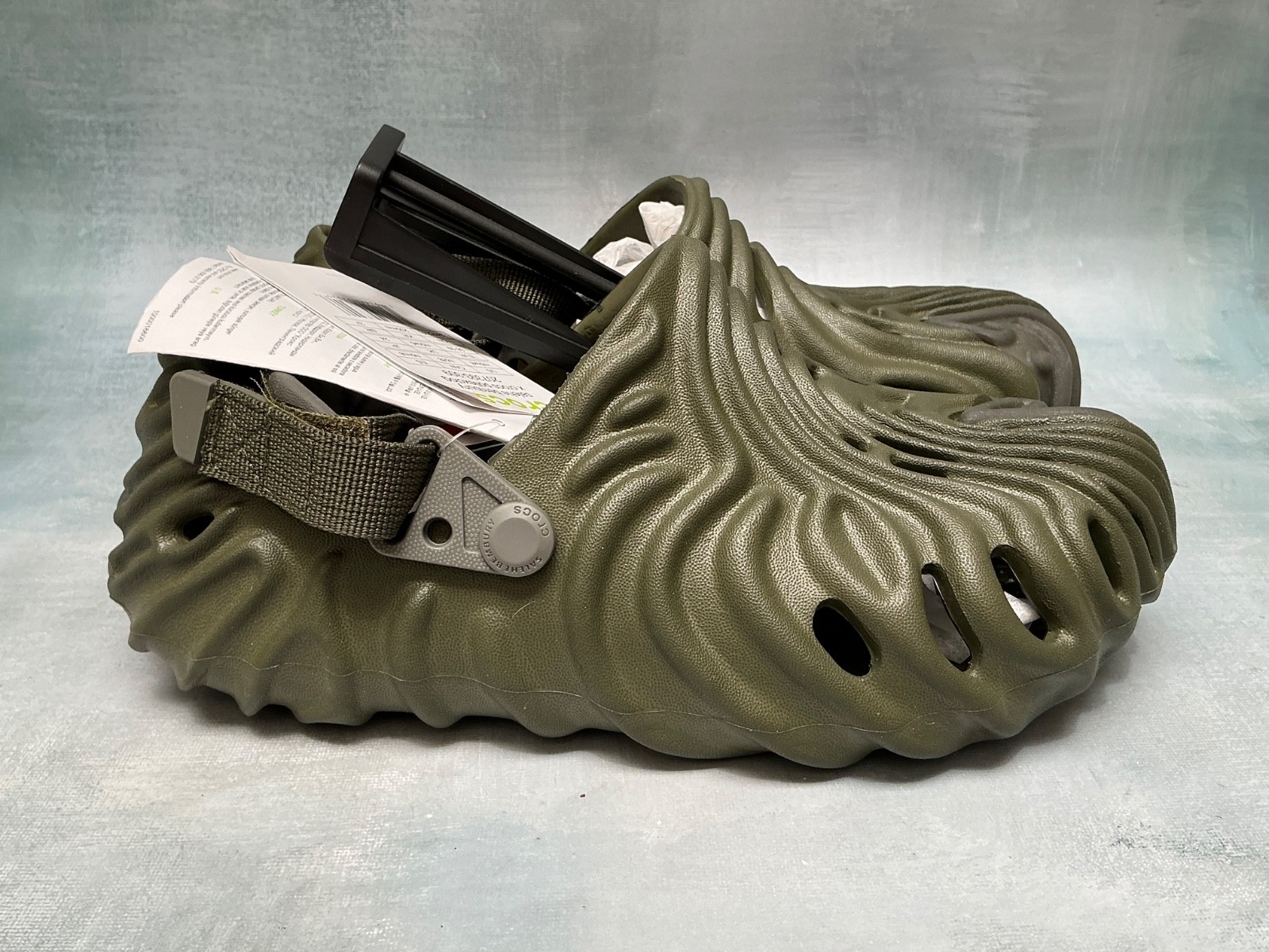 Crocs Salehe Bembury Pollex Cucumber Army Green Clog W/8 M/6 NWT