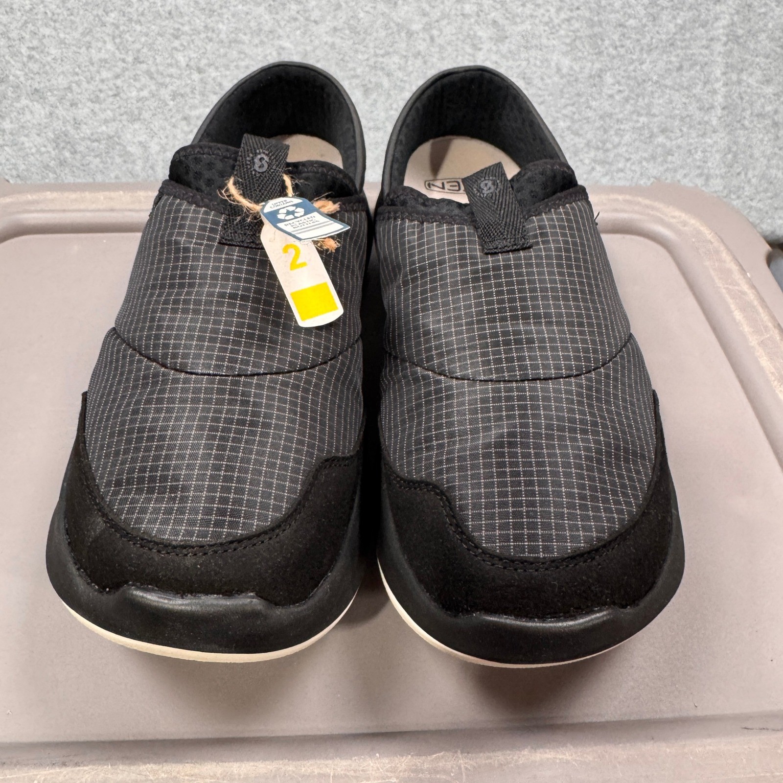 KEEN Shoes Womens Size 7 Black Whyser Recycled Slip On 1031151 NEW without Box