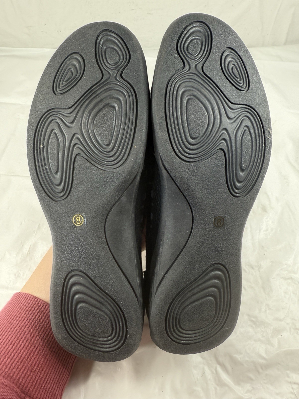 Wanderlust Perforated Slip On Loafers black 8 W