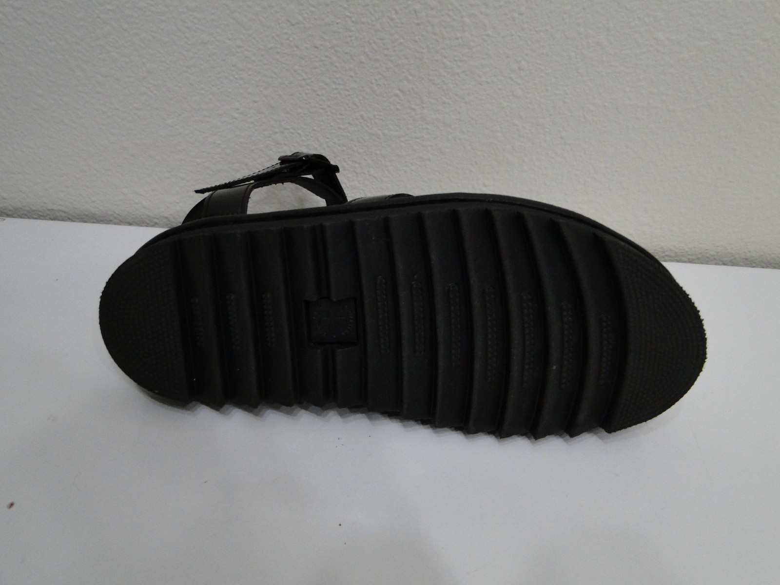 Dr Martens Blaire Black Patent Lightweight Chunky Platform Sandals Uk 6.5 Eu 40