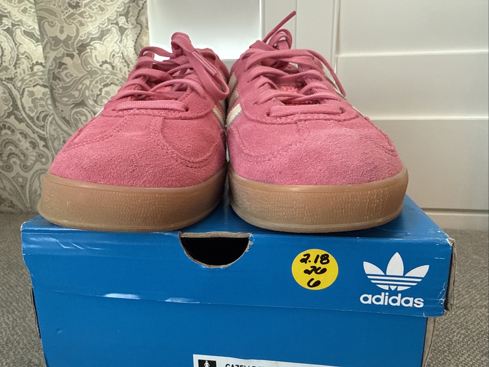 Women’s Size 9 Adidas Gazelle JI2014 Pink Sneaker Shoes