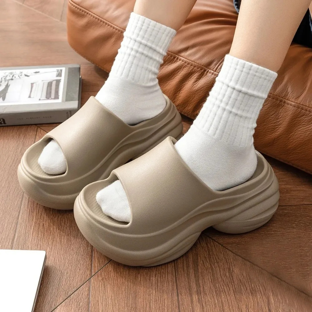Non-Slip Home Thick Bottom Slippers for Women Platform Sandals Fashion Comfortab