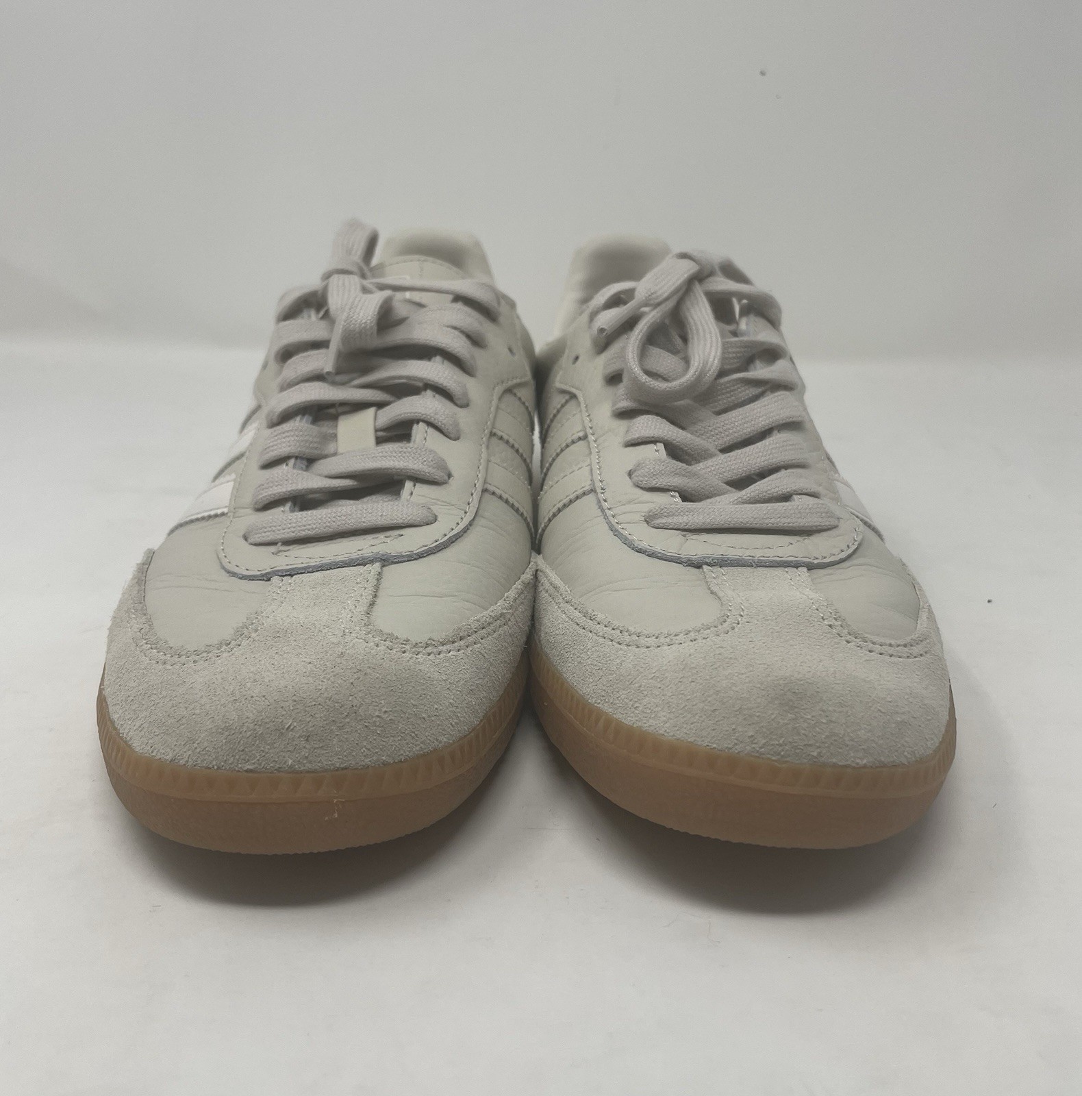 adidas Samba OG Women Low Top Lace-Up Sneakers White/Gum Leather IE7013