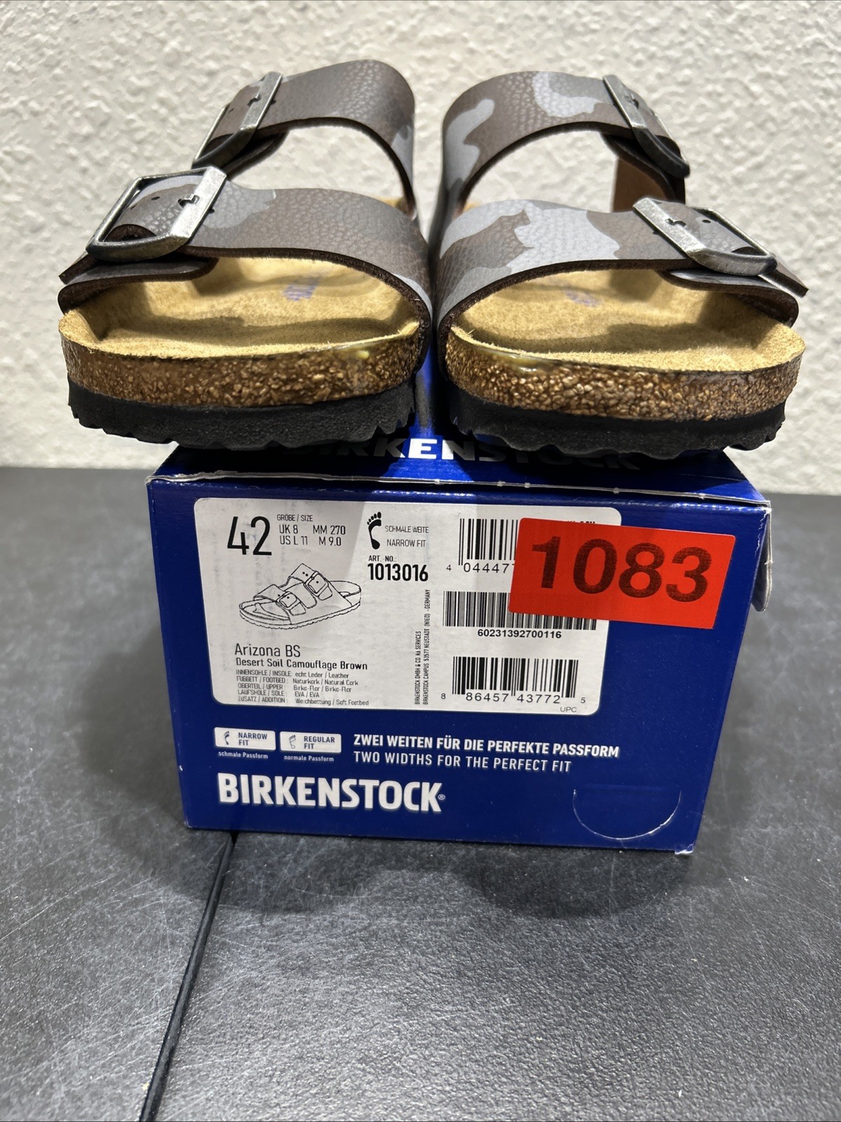 birkenstock arizona desert soil camo Brown EU 42 US W11 M9