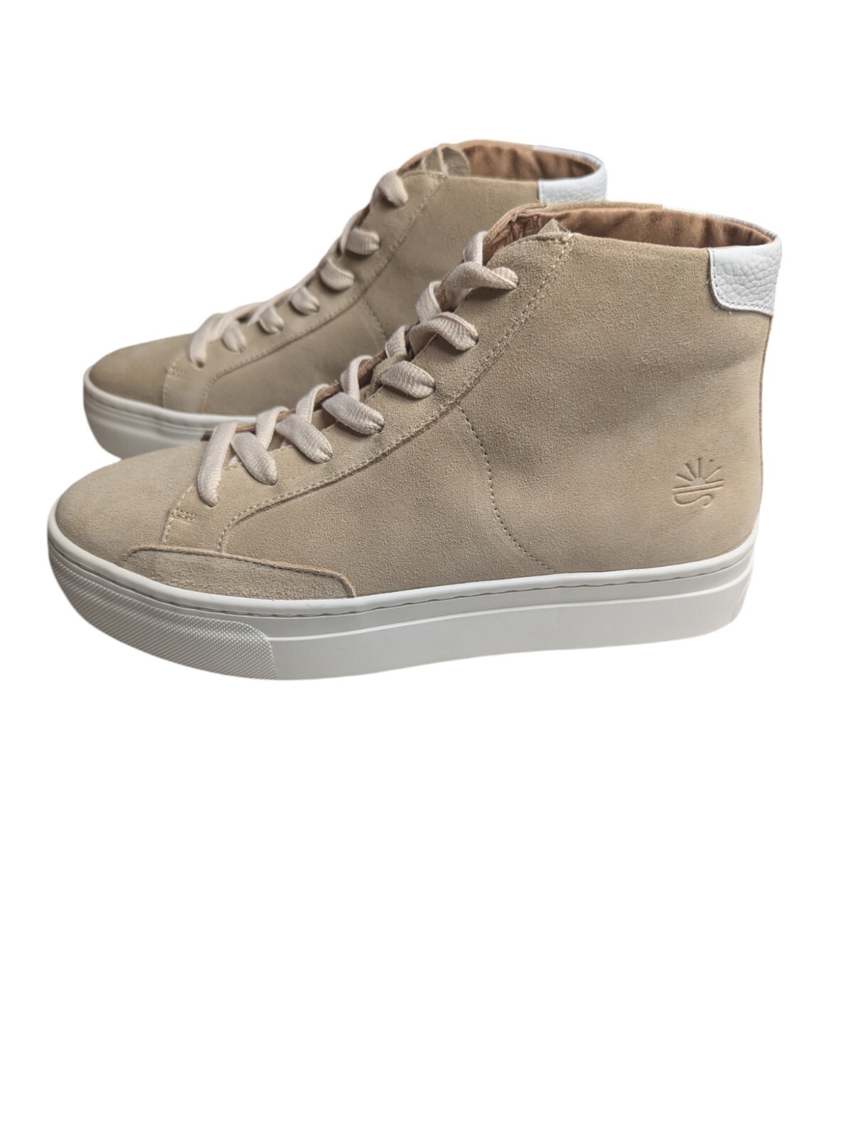 Soludos Women’s Size 7.5 Shoes Ibiza High Top Sneaker 1000854-270 Sand New NIB