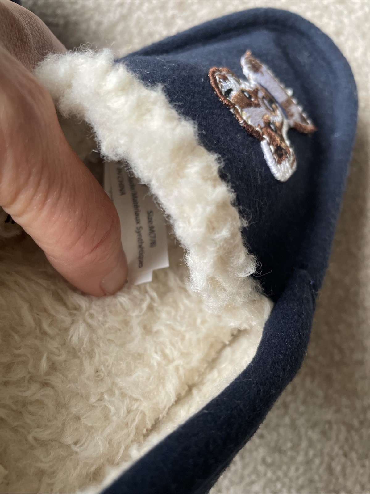 ED ELLEN DEGENERES Winslett Lagoon Limited Edition Dog Collection Slippers M 7/8