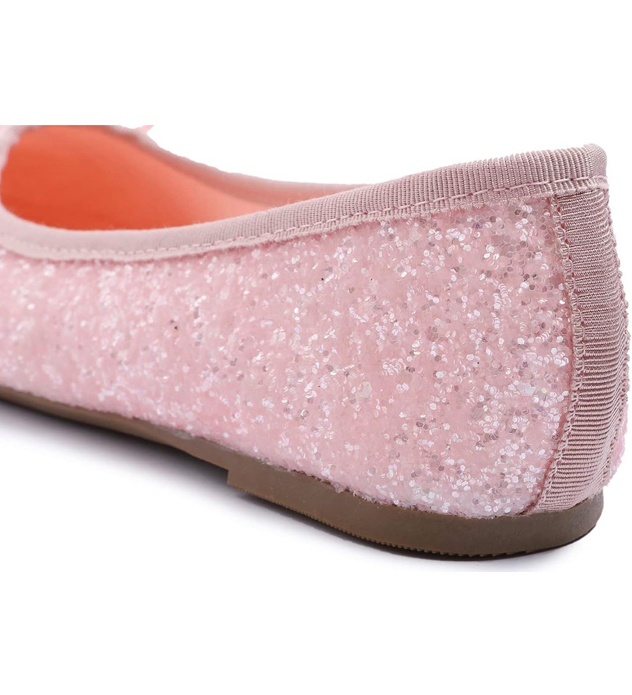 FEVERSOLE Macaroon Memory Foam Cushion Insock Patent Ballet Flat-SIZE 38/7.5