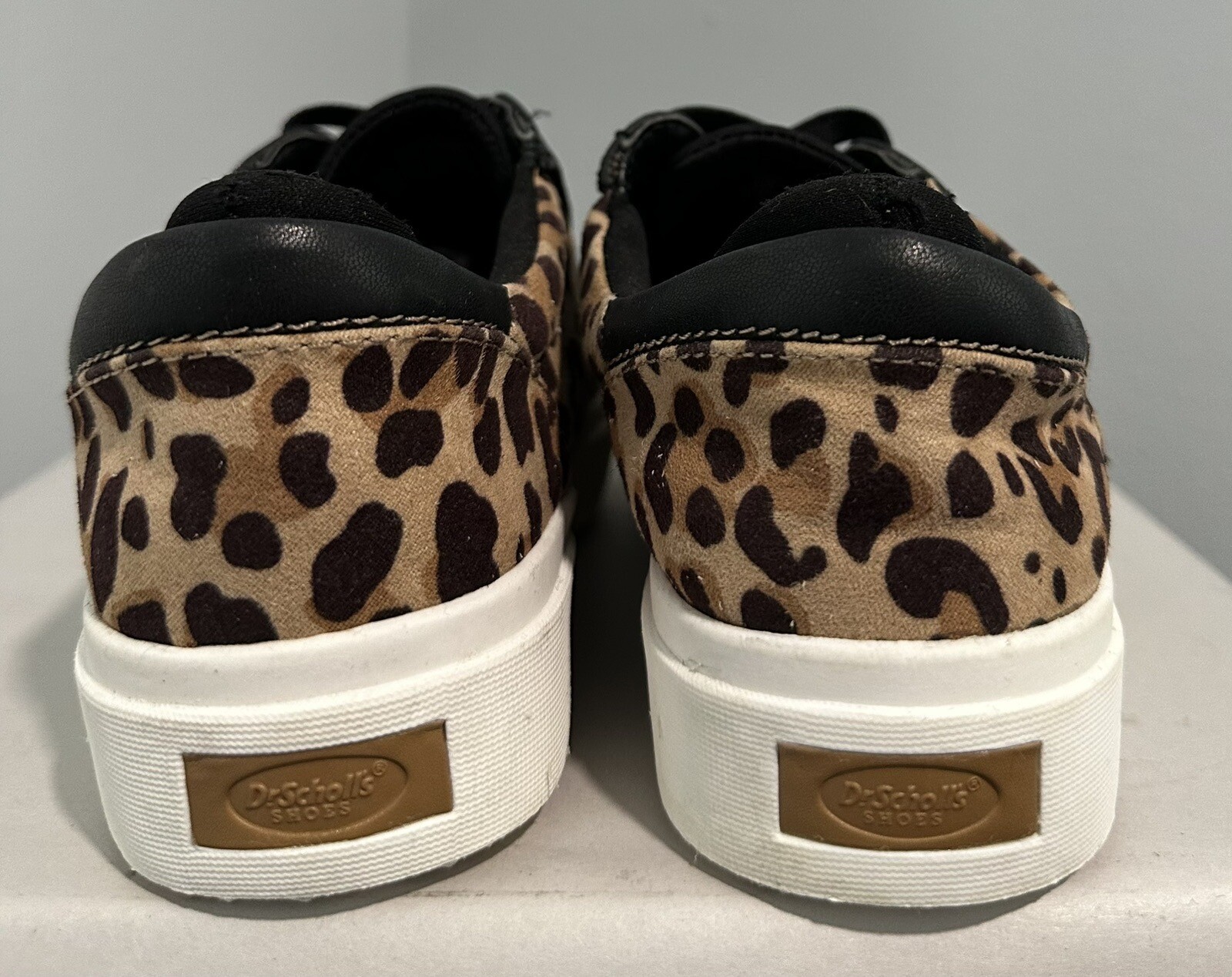 Dr Scholls Womens Wink Lace Leopard Print Shoes Size 6 & 6.5 See Description***