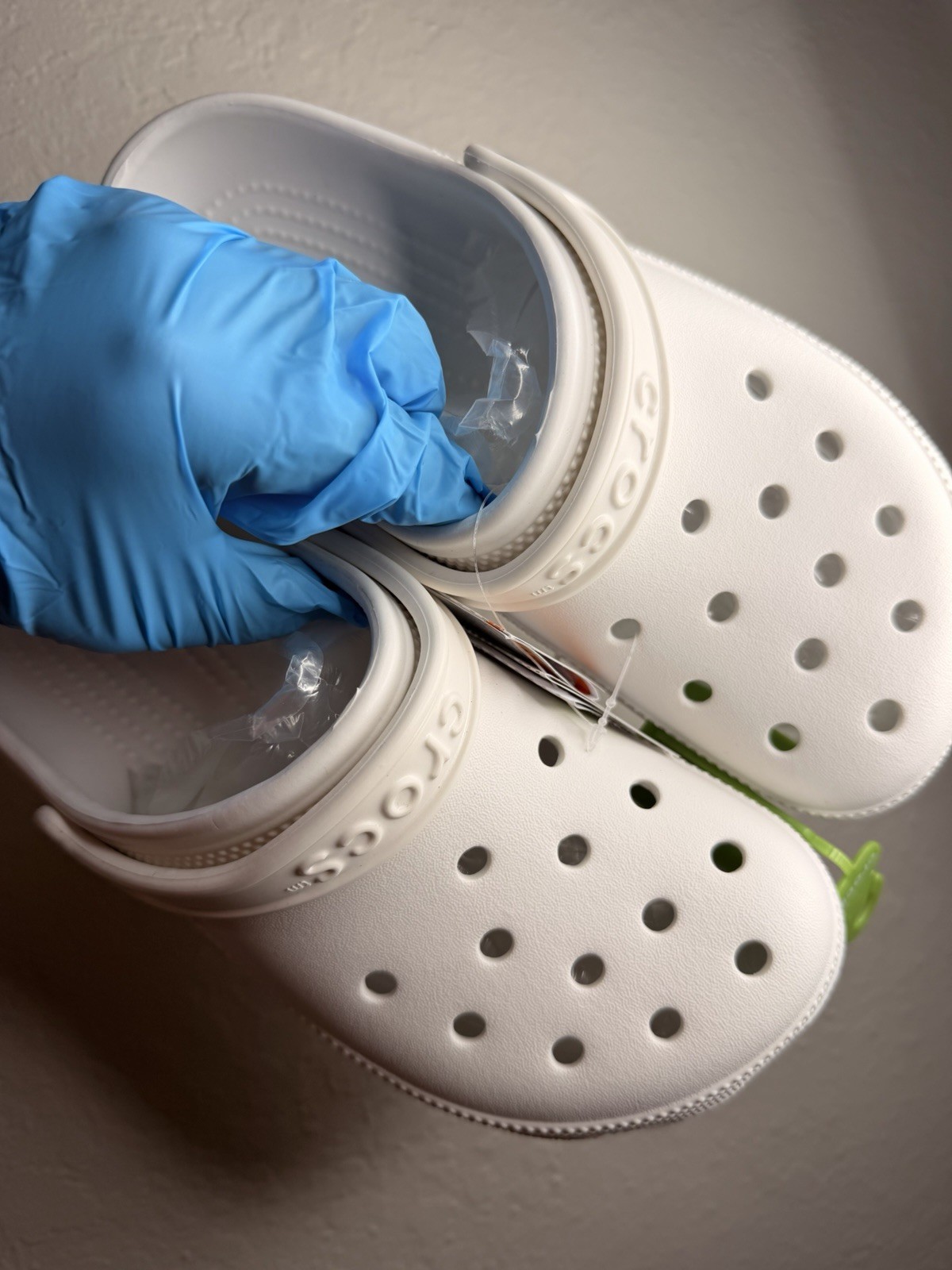 white crocs Size W8/M6 Brand New Without Original Package