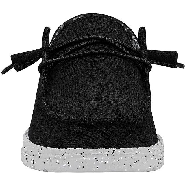 HEY DUDE Women’s Wendy Basic Odyssey Shoes Black All SIze, New