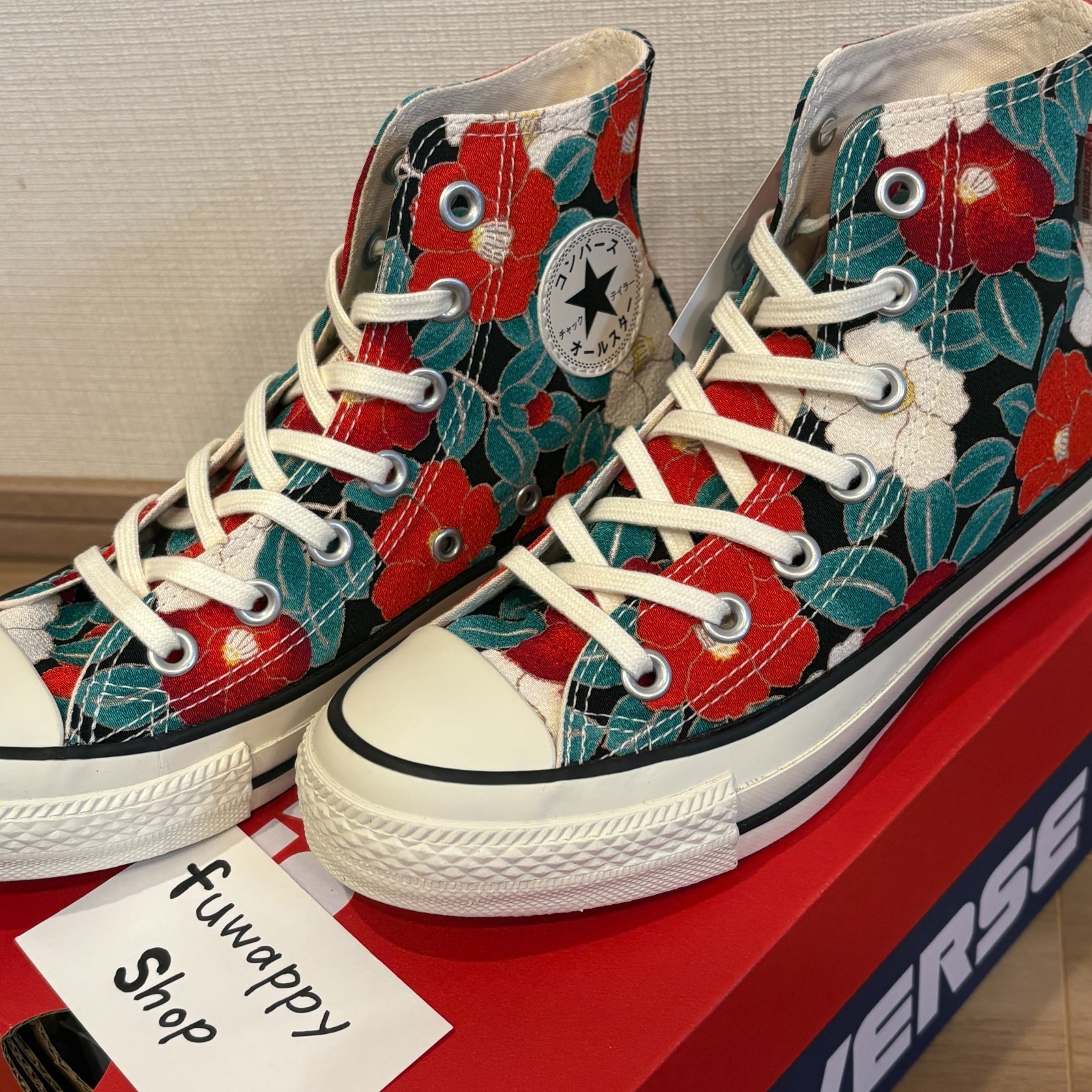 CONVERSE All Star WF HI / ippuya Collaboration Model BLACK/RED ABC-MART limited
