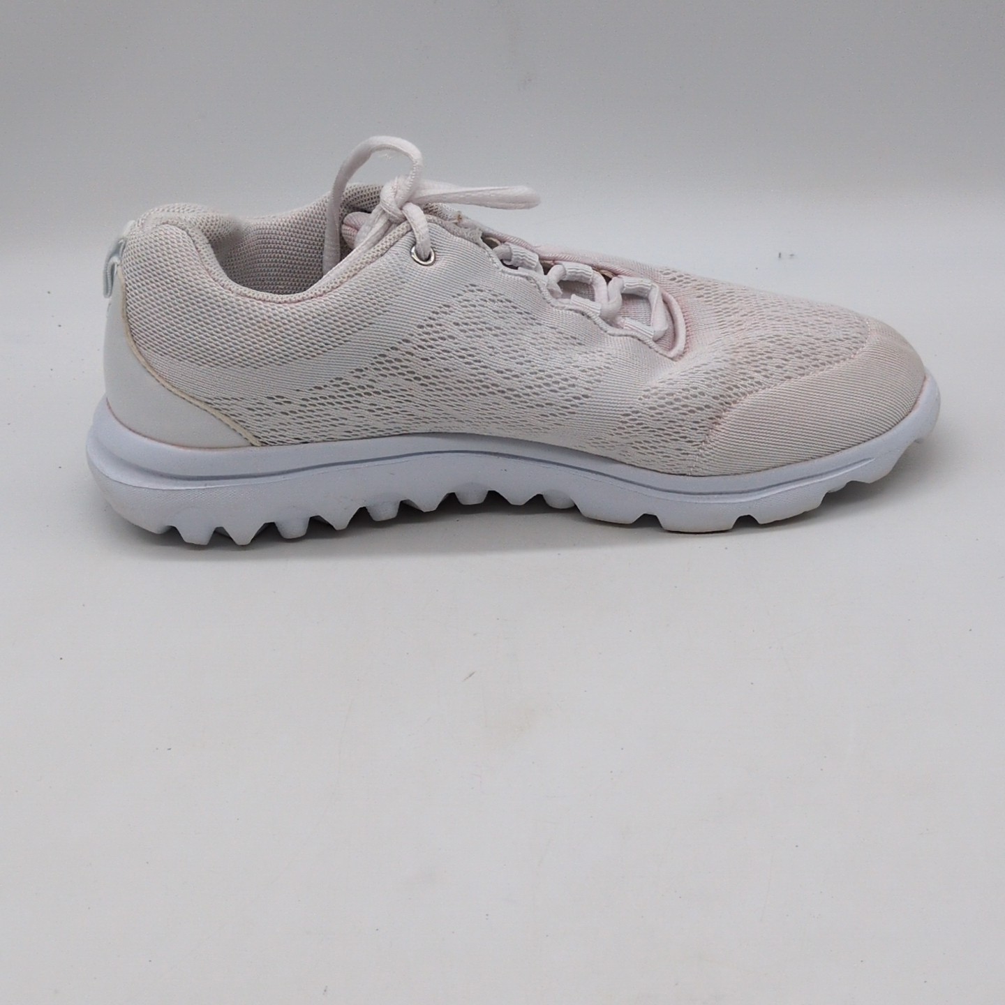 Propet Shoes Womens Travelactiv White 8 EEEE Walking Sneakers Casual W5102